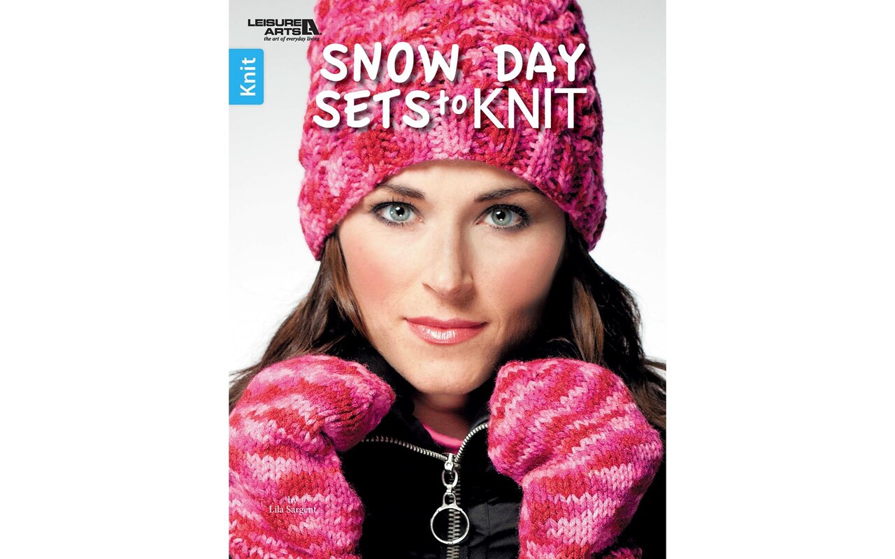 Leisure Arts Snow Day Sets To Knit Bk